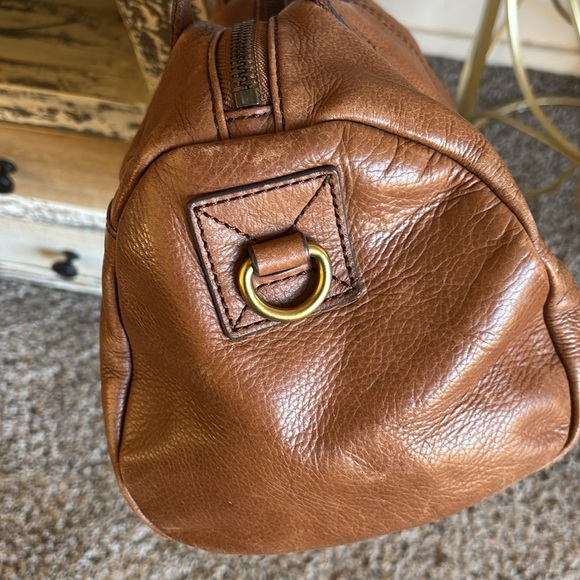 Fossil 'Olive' Pebble Leather Satchel
Crossbody Bag Cognac Boho Rare - Picture 6 of 16